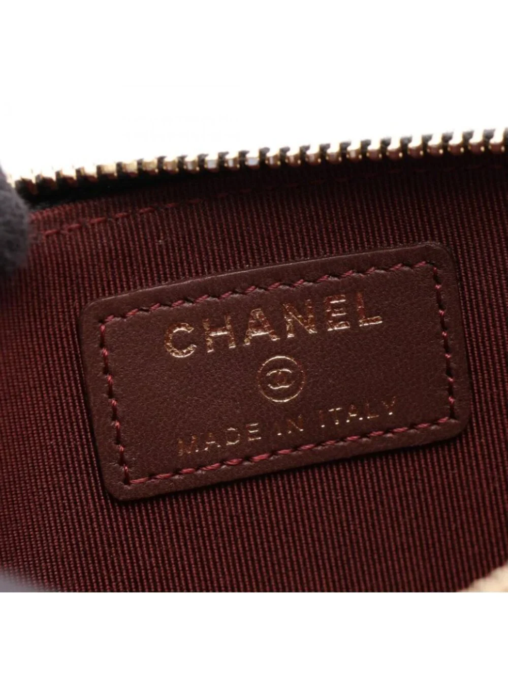 Chanel Pouch Quilted Black Lambskin Slim Wallet